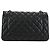 Chanel Timeless - Classic Double Flap Leather Jumbo Nero - vista 2