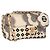 Chanel Borsa Flap Stampa Floreale Bianco Beige Grigio