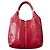 Jimmy Choo Borsa Hobo in pelle e scamosciato rosso - vista 3