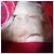 Jimmy Choo Borsa Hobo in pelle e scamosciato rosso - vista 8