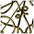 Spilla Anagram in metallo dorato Loewe D'oro - vista 5