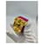 Hermès Collier de Chien Pink Crocodile Leather Gold Cuff Bracelet Golden  - vue 7