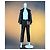 Chanel Completo Giacca Bomber e Pantaloni Tweed Lesage Nero D'oro - vista 3