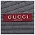 Sciarpa in maglia a coste con logo Gucci Marrone - vista 3