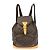 Louis Vuitton Vintage Montsouris Monogram Canvas GM Marron