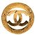 Timeless Spilla rotonda vintage Chanel Coco Mark D'oro - vista 2