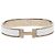 Hermès Hermes Click HH T5 XL Enamel Bracelet Silvery White