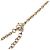 Collana con pendente a catena con flacone di profumo Chanel Coco Mark D'oro - vista 4