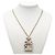 Collana con pendente a catena con flacone di profumo Chanel Coco Mark D'oro - vista 6