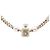Collana con pendente a catena con flacone di profumo Chanel Coco Mark No. 5 Argento Bianco
