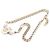 Collana con pendente a catena con flacone di profumo Chanel Coco Mark No. 5 Argento Bianco - vista 3