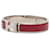 Hermès Pulseira de esmalte Click H PM Hermes Prata Vermelho  - vista 2
