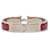 Hermès Pulseira de esmalte Click H PM Hermes Prata Vermelho  - vista 3