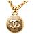 Collana a catena Chanel Vintage Coco Mark D'oro - vista 2