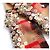Miu Miu Calcetines altos de cuadros con adornos Fall 2009 Castaño Roja Beige - vista 3