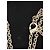 Collar Chanel CC con doble colgante dorado y verde Verde oliva Gold hardware - vista 8