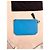 Pochette Azzaro in pelle blu - vista 3