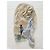 Foulard in seta Moschino Cheap and Chic "Winter Dreams" Olivia Rosa Bianco Blu Beige Verde Porpora Giallo Blu chiaro - vista 15