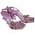 Versace Medusa 'La Medusa' high heel sandals in pink and white
