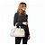 Triomphe Céline Celine Luggage Borsa a mano in pelle crema Beige - vista 2