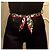 Chanel Slim Bandeau Foulard Monogramma Nero e Bianco Rosa - vista 14