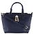 Borsa 2 way in pelle Hamilton di Michael Kors Blu Blu navy