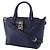 Borsa 2 way in pelle Hamilton di Michael Kors Blu Blu navy - vista 2