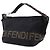 Fendi Logo Nylon Canvas Handtasche Schwarz - Ansicht 2