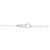 Autre Marque Collana 2way in Diamante PT900 PT850 Argento - vista 5