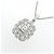 Autre Marque Collana in platino e diamanti Argento - vista 3