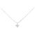 Autre Marque Collana in platino e diamanti Argento