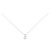 Autre Marque Collana in platino e diamanti Argento