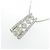 Autre Marque Collana di Diamanti Pt900 Pt850 Argento - vista 3