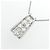 Autre Marque Collana di Diamanti Pt900 Pt850 Argento - vista 4
