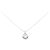 Autre Marque Collana in platino e diamanti Argento