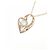 Autre Marque Collana con pendente Cuore di Diamanti Au750 Rosa - vista 3