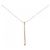 Autre Marque Au750 Diamond Necklace Pink