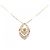 Autre Marque Collana in oro Au750 e diamanti Rosa