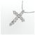 Autre Marque Collana Cross Diamond in Au750 Argento - vista 4