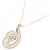 Autre Marque Collier Fleur en Diamants Au750 Rose - vue 2