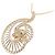 Autre Marque Collier Fleur en Diamants Au750 Rose - vue 4