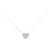 Autre Marque Collana in oro Au750 e diamanti Argento