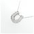 Autre Marque Collana Horseshoe in Diamanti Au750 Argento - vista 3