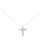 Autre Marque Collana Cross Diamond in Au750