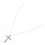 Autre Marque Collana Cross Diamond in Au750 - vista 2