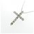 Autre Marque Collana Cross Diamond in Au750 - vista 3