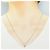 Autre Marque Diamant Halskette Pt900 Pt850 Silber - Ansicht 6