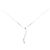 Autre Marque Collana in oro bianco Au750 e diamanti Argento