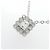 Autre Marque Collana in oro bianco 750 e diamanti Argento - vista 3