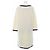 Timeless Chanel Kleid aus Kaschmirmischung Beige Marineblau - Ansicht 2